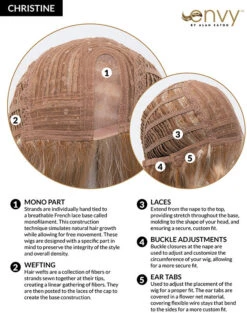 Christine Wig By Envy | Mono Part 33 Christine Wig By Envy | Mono Part -Wig Promotion Store ChristineCC