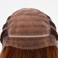 Danielle Wig By Envy | Mono Top | Human Hair | Synthetic Blend -Wig Promotion Store DanielleFront LighterRed