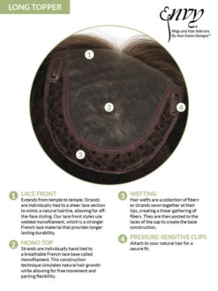 Long Topper By Envy -Wig Promotion Store Envy Cap Constructions Toppers Long 01