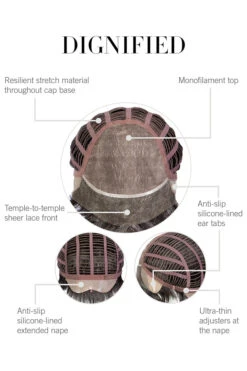 Dignified Men's Wig By HIM | Mono Top -Wig Promotion Store HIM Dignified CapConstruction