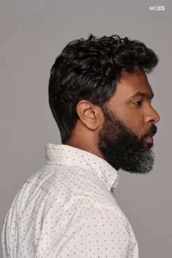 Dignified Men's Wig By HIM | Mono Top -Wig Promotion Store HIM Dignified Model1 Side1