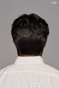 Dignified Men's Wig By HIM | Mono Top -Wig Promotion Store HIM Dignified Model1 Side2