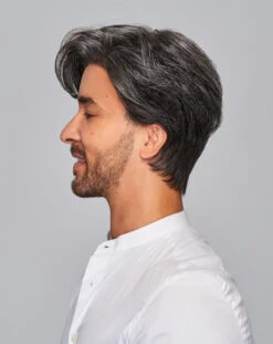 Gallant Men's Wig By HIM | Mono Top -Wig Promotion Store HIM Gallant Model Side2