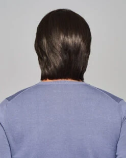 Sharp Men's Wig By HIM | Mono Top | Human Hair Blend -Wig Promotion Store HIM Sharp Model2 OutoftheBox Side3