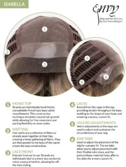 Isabella Wig By Envy | Mono Top | Human Hair | Synthetic Blend 38 Isabella Wig By Envy | Mono Top | Human Hair | Synthetic Blend -Wig Promotion Store Isabella