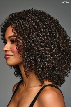 Makayla Wig By Kim Kimble | Heat-Friendly Synthetic -Wig Promotion Store KK Makayla Model2 Side1