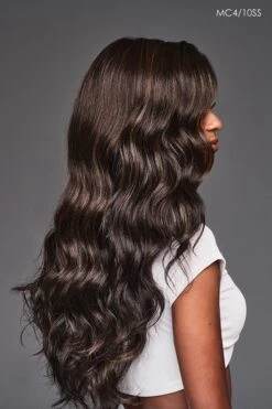 Raven Wig By Kim Kimble | Heat-Friendly Synthetic 24 Raven Wig By Kim Kimble | Heat-Friendly Synthetic -Wig Promotion Store KK Raven Model Side1