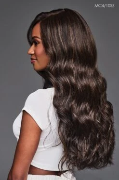 Raven Wig By Kim Kimble | Heat-Friendly Synthetic 26 Raven Wig By Kim Kimble | Heat-Friendly Synthetic -Wig Promotion Store KK Raven Model Side3