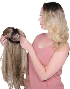 Clearance Topper | Lace Front Mono Top Bangs 19 Topper By BelleTress | Mono Part -Wig Promotion Store LACEFRONTMONOTOPBANGS19 brownsugarsweetcream4 61db377b 93bb 4b03 a8ac 95d26b50ccf5