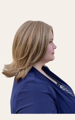 Lisa Wig By Envy | Human Hair/Synthetic Blend -Wig Promotion Store Lisa Envy DarkerBlonde Right