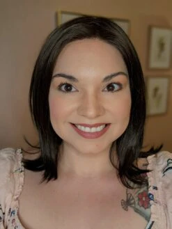 Lisa Wig By Envy | Human Hair/Synthetic Blend -Wig Promotion Store LisabyEnvyDarkBrownFront