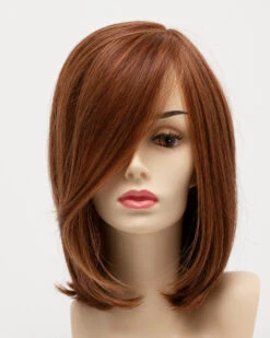 Lynsey Wig By Envy | Mono Top | Human Hair | Synthetic Blend -Wig Promotion Store LynseyFront LighterRed