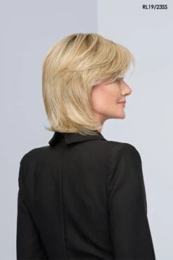 Black Tie Chic Wig By Raquel Welch | Heat-Friendly Synthetic -Wig Promotion Store RW BlackTieChic Model1 Side1