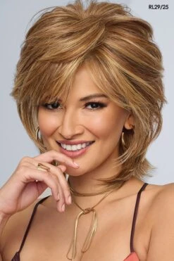 Black Tie Chic Wig By Raquel Welch | Heat-Friendly Synthetic -Wig Promotion Store RW BlackTieChic Model2 Front3