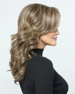 Stroke Of Genius Wig By Raquel Welch | Mono Part -Wig Promotion Store RW StrokeOfGenius Model Side1