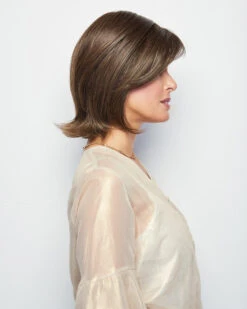 Upstage Wig By Raquel Welch | Petite Cap -Wig Promotion Store RW Upstage Model Side4 634b39a9 f985 4186 b18e 0e0af76b7f4a