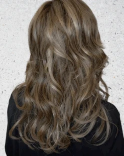 Stroke Of Genius Wig By Raquel Welch | Mono Part -Wig Promotion Store RWStrokeofGeniusRL9 24SSShadedIcedCafeLatteBACK