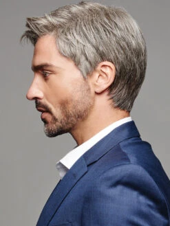 Reserved Men's Wig By HIM | Mono Crown -Wig Promotion Store Reseved Side 1