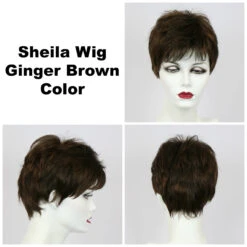Sheila Petite Wig By Godiva's Secret Wigs 16 Sheila Petite Wig By Godiva's Secret Wigs -Wig Promotion Store Sheila Ginger Brown 36907.1458852619.1280.1280