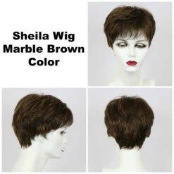 Sheila Wig By Godiva's Secret Wigs 30 Sheila Wig By Godiva's Secret Wigs -Wig Promotion Store Sheila Marble Brown 19228.1458852441.1280.1280