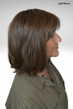 Whisper Wig By Toni Brattin | Heat-Friendly Synthetic 27 Whisper Wig By Toni Brattin | Heat-Friendly Synthetic -Wig Promotion Store ToniBrattinWhisperLightBrownSide