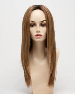 Veronica Wig By Envy | Mono Top | Human Hair | Synthetic Blend -Wig Promotion Store VeronciaFront GoldenNutmeg