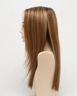 Veronica Wig By Envy | Mono Top | Human Hair | Synthetic Blend -Wig Promotion Store VeronicaLeftSide GoldenNutmeg