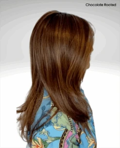 Music Wig By Ellen Wille | Heat-Friendly Synthetic -Wig Promotion Store cEWMUSICChocolateRootedSide
