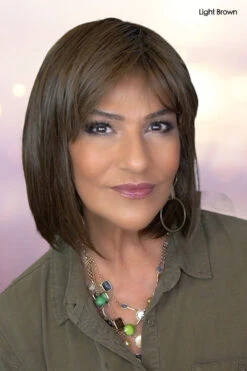 Whisper Wig By Toni Brattin | Heat-Friendly Synthetic 25 Whisper Wig By Toni Brattin | Heat-Friendly Synthetic -Wig Promotion Store cTBWHISPERLightBrownFront2