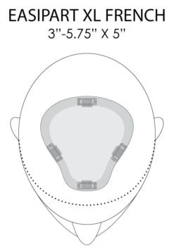 EasiPart XL Topper French 12" | Remy Human Hair 26 EasiPart XL Topper French 12" | Remy Human Hair -Wig Promotion Store easiPart French XL placement and dimensions b370f298 036d 4e4f 8d77 392d01efd9be