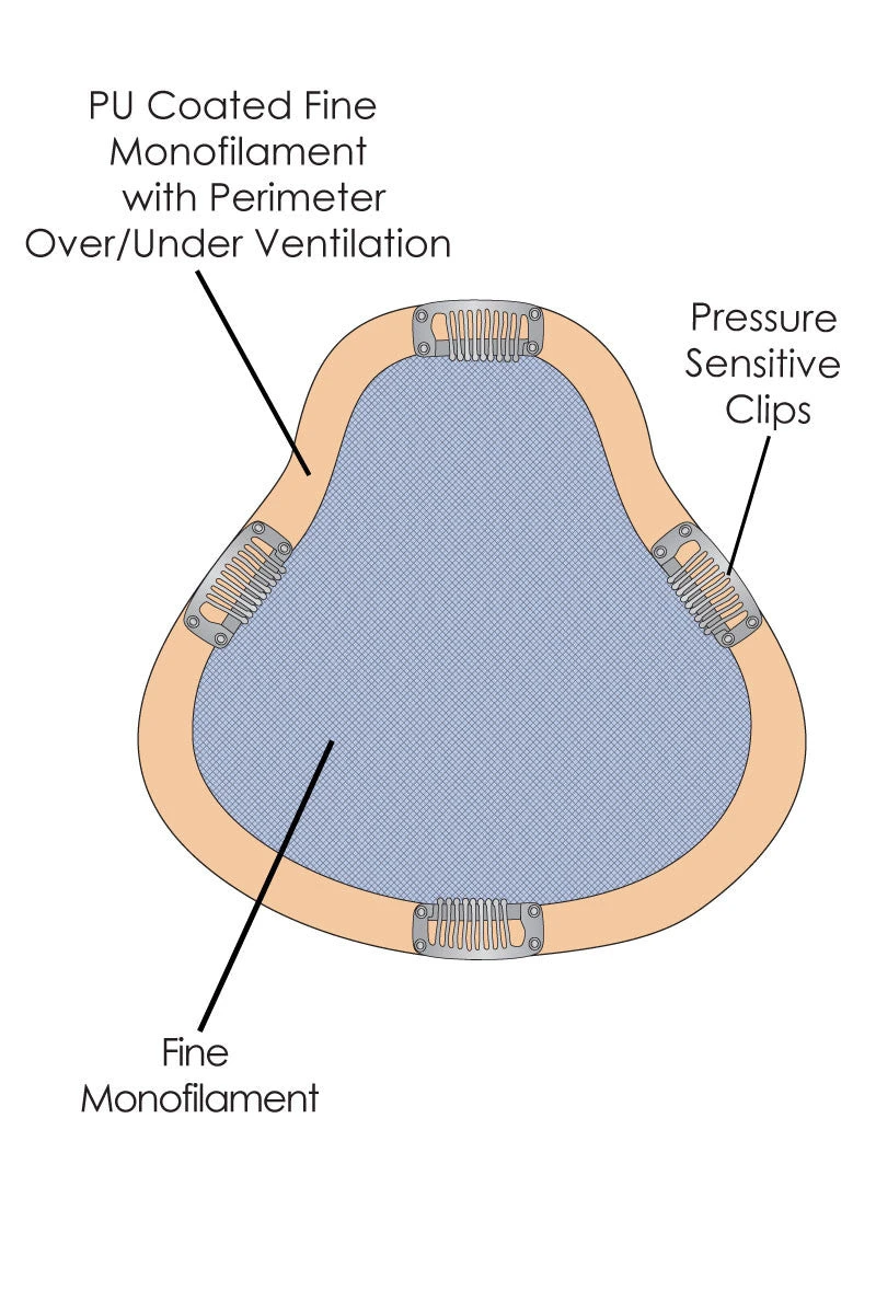 EasiPart XL Topper 18" | Remy Human Hair | Renau Exclusive 11 EasiPart XL Topper 18" | Remy Human Hair | Renau Exclusive - Image 9