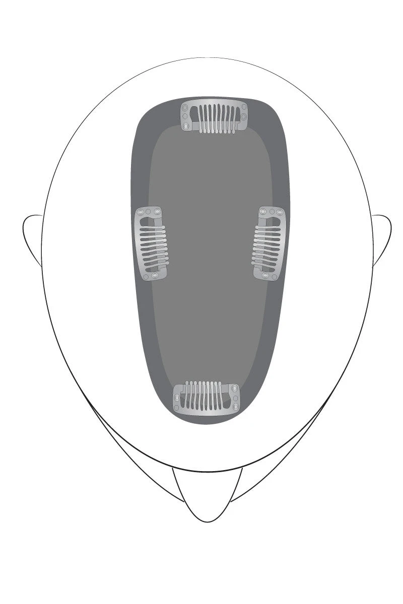 EasiPart Topper 18" | Remy Human Hair 7 EasiPart Topper 18" | Remy Human Hair - Image 5