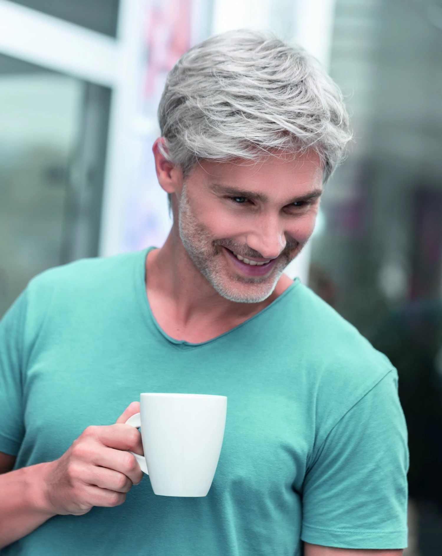 George 5 Stars Men's Wig By Ellen Wille | HAIRforMANce 4 George 5 Stars Men's Wig By Ellen Wille | HAIRforMANce - Image 2