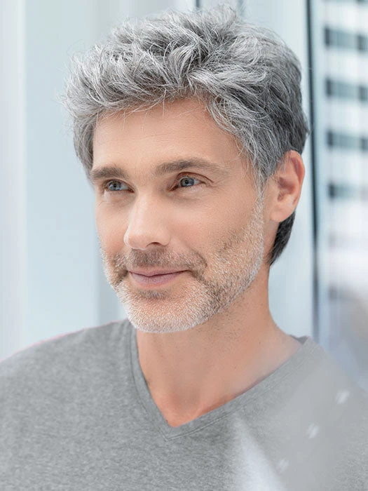 Justin Men's Wig By Ellen Wille | Double Mono Top 7 Justin Men's Wig By Ellen Wille | Double Mono Top - Image 5
