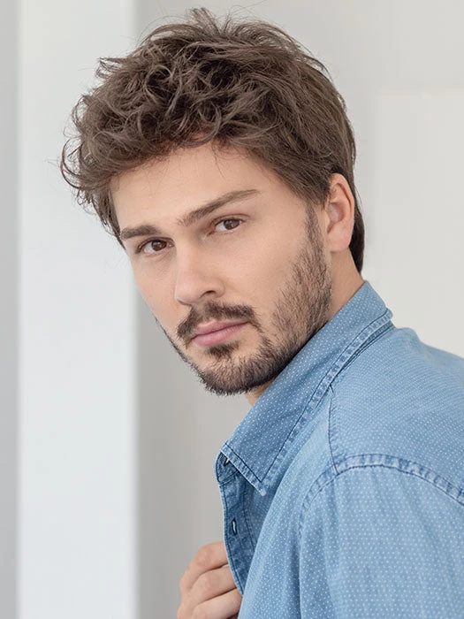 Justin Men's Wig By Ellen Wille | Double Mono Top 3 Justin Men's Wig By Ellen Wille | Double Mono Top